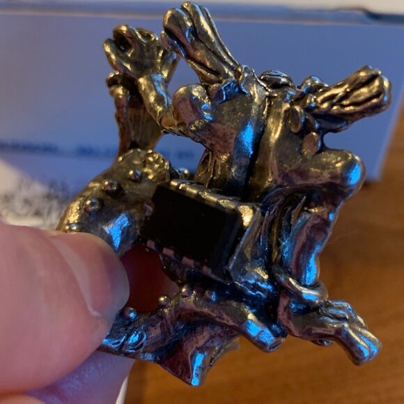 Vintage 1989 Hudson Pewter "Compewter Gremlin" figure - BITanBYTE - Picture 8 of 11